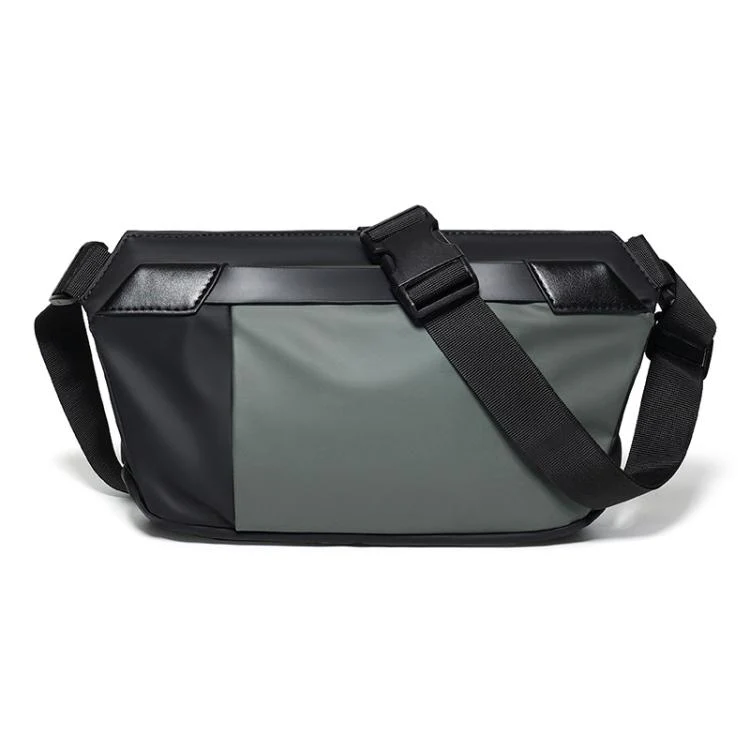 WEIXIER WD956 Men Waterproof Sling Bag Chest Shoulder Crossbody Bag Techwear Minimalist Waist Pack Fanny Pack(Army Green)