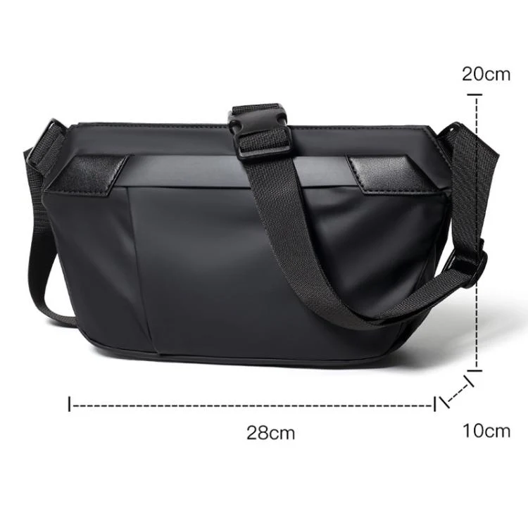 WEIXIER WD956 Men Waterproof Sling Bag Chest Shoulder Crossbody Bag Techwear Minimalist Waist Pack Fanny Pack(Army Green) - Image 8
