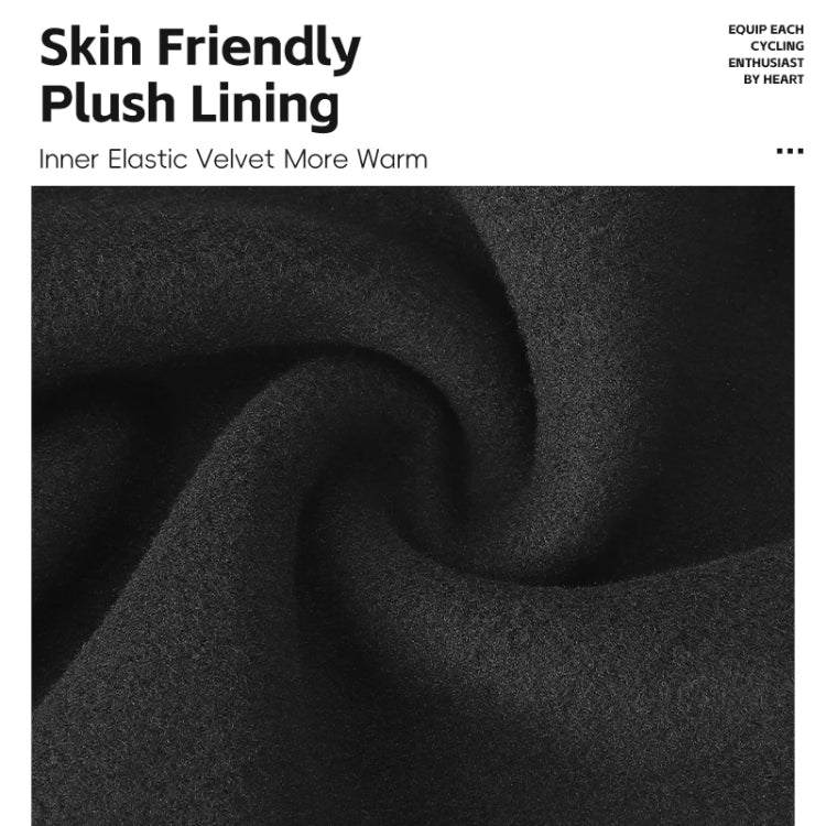 WEST BIKING Winter Fleece Thickened Windproof Warm Cycling Mask(Black) - Image 3