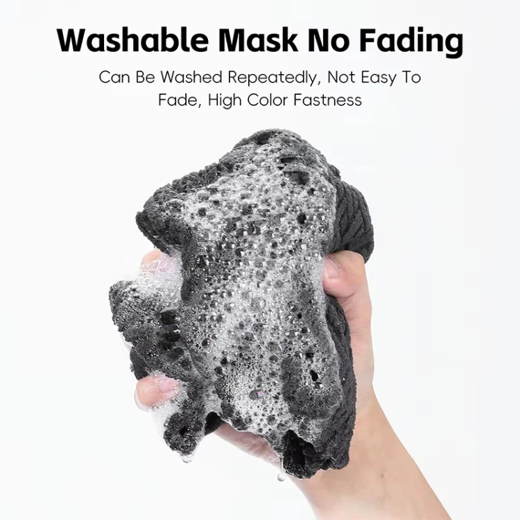 WEST BIKING Winter Fleece Thickened Windproof Warm Cycling Mask(Black) - Image 6