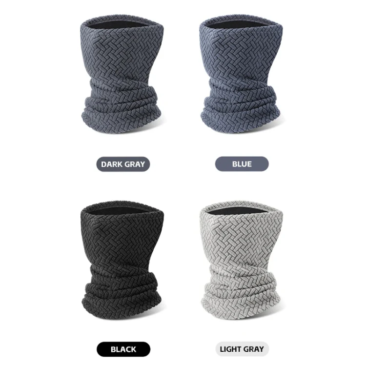 WEST BIKING Winter Fleece Thickened Windproof Warm Cycling Mask(Dark Gray) - Image 2