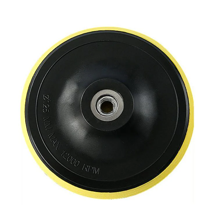 Wet / Dry Grinding Discs Stone Polishing Discs Self-Adhesive Disc Adapters, Spec: 12.5cm M10 Hole Thick Sponge