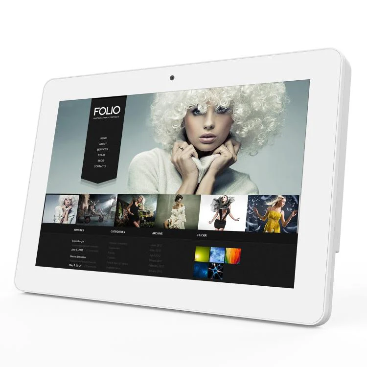 WF1036T 10.1 inch HD Touch Screen Digital Signage, 2GB+16GB, Android 11 RK3566 Quad Core, Plug:EU Plug(White) - Image 2