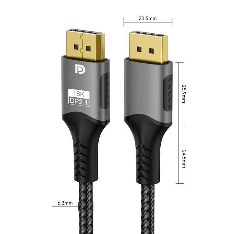 WG230 8K 120Hz DP2.1 to DP2.1 High Bandwidth High Refresh Rate Video Cable, Length:3m - Image 3