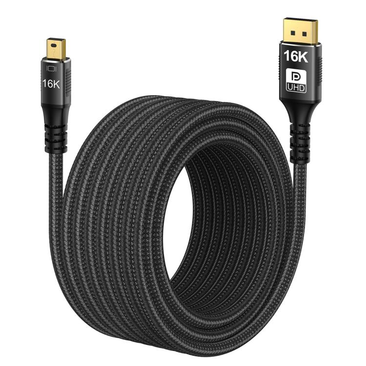WG233 Mini DP to DP1.4 16K HD Video Adapter Cable, Length:3m(Black) - Image 2
