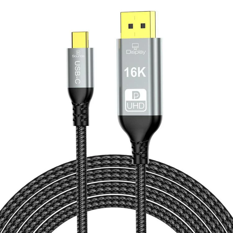 WG238 USB/Type-C to DP 16K 60HZ HD Adapter Cable, Length:2m - Image 2