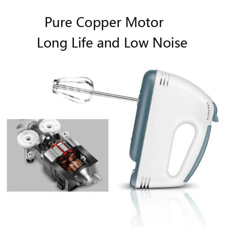 Whisk Electric Household Mini Whisk Baking Small Whipped Cream Machine, Specification:US Plug+4 Stirring Rods - Image 6
