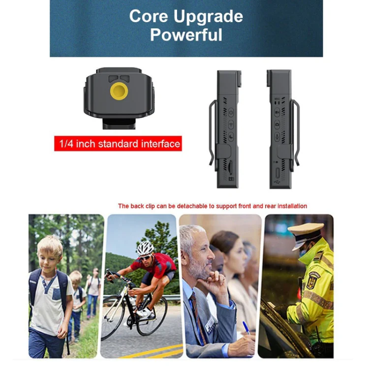 WIFI HD Night Vision Chest-Worn Work Recorder Cycling Camera, Model: L13+32G TF Card - Image 6