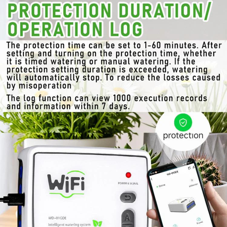 WIFI Smart Dual-Pump Automatic Watering System Cell Phone Remote Control Watering Device, Spec: Adjustable Drip Arrow USB - Image 5