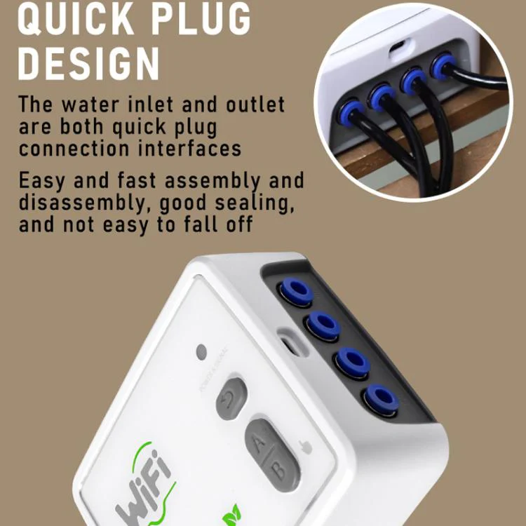 WIFI Smart Dual-Pump Automatic Watering System Cell Phone Remote Control Watering Device, Spec: Adjustable Drip Arrow USB - Image 8