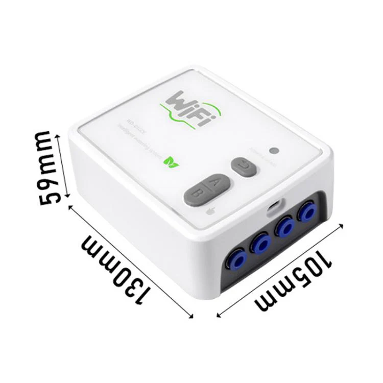 WIFI Smart Dual-Pump Automatic Watering System Cell Phone Remote Control Watering Device, Spec: Transparent Drip Arrow UK Plug - Image 10
