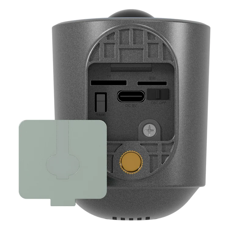 WiFi Tuya Smart Version HD Low Power Consumption Battery Camera, EU Plug, Memory Card:64GB(Grey) - Image 4