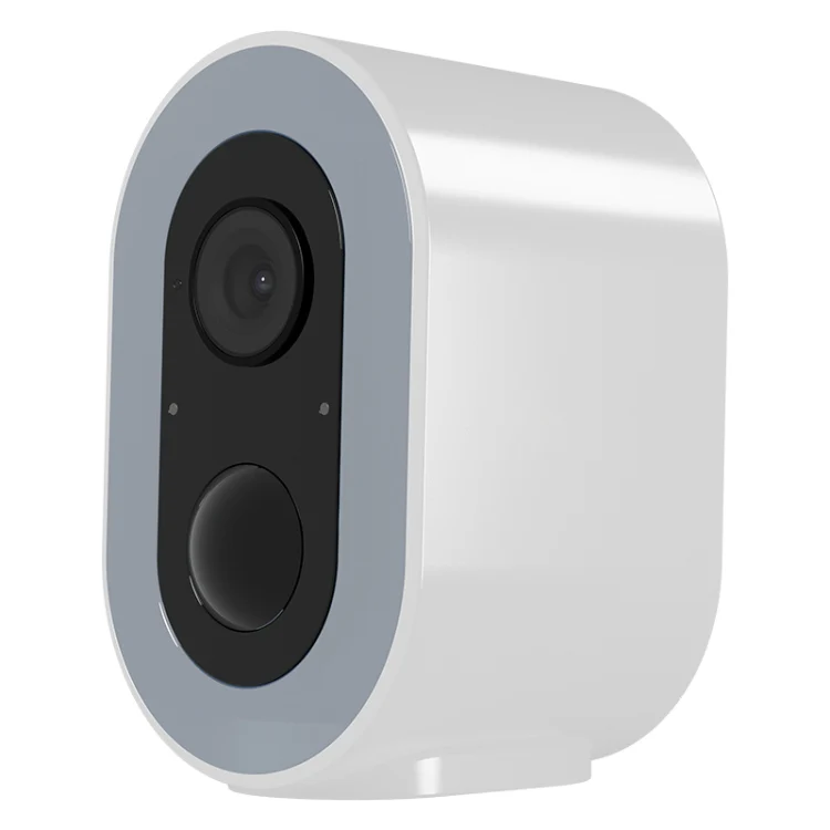 WiFi Tuya Smart Version HD Low Power Consumption Battery Camera, EU Plug, Memory Card:Without Memory(White)