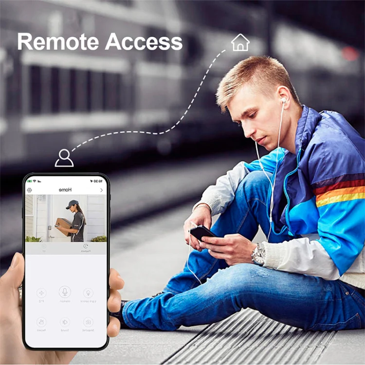 WiFi Tuya Smart Version HD Low Power Consumption Battery Camera, US Plug, Memory Card:Without Memory(Grey) - Image 13
