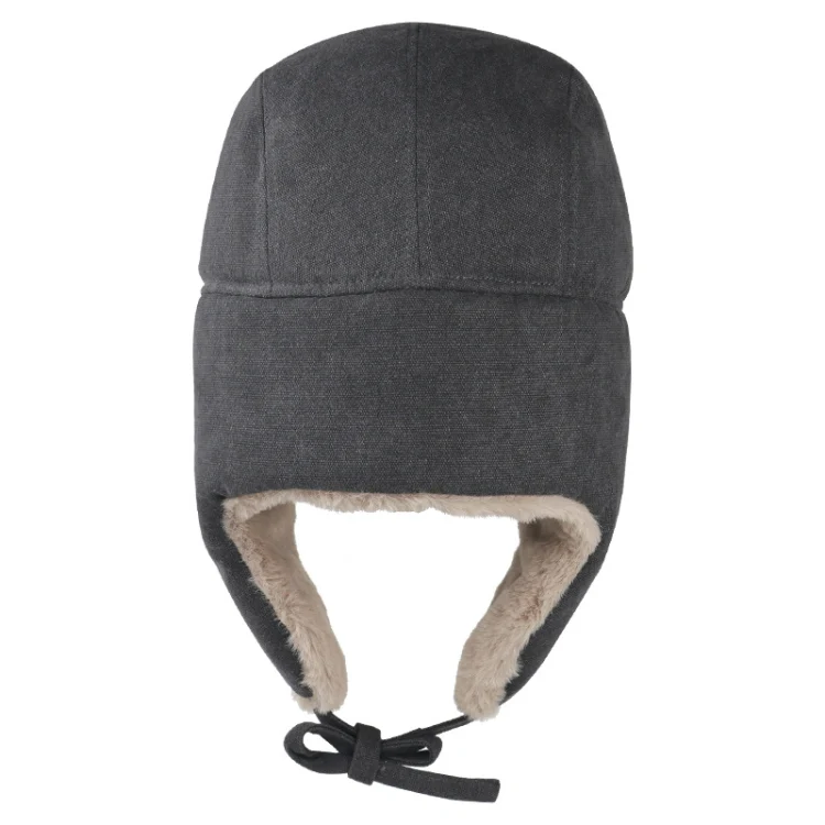 Windproof Padded Thickened Snow Hat Cold Protective Ear Hat, Size: One Size(Black) - Image 4