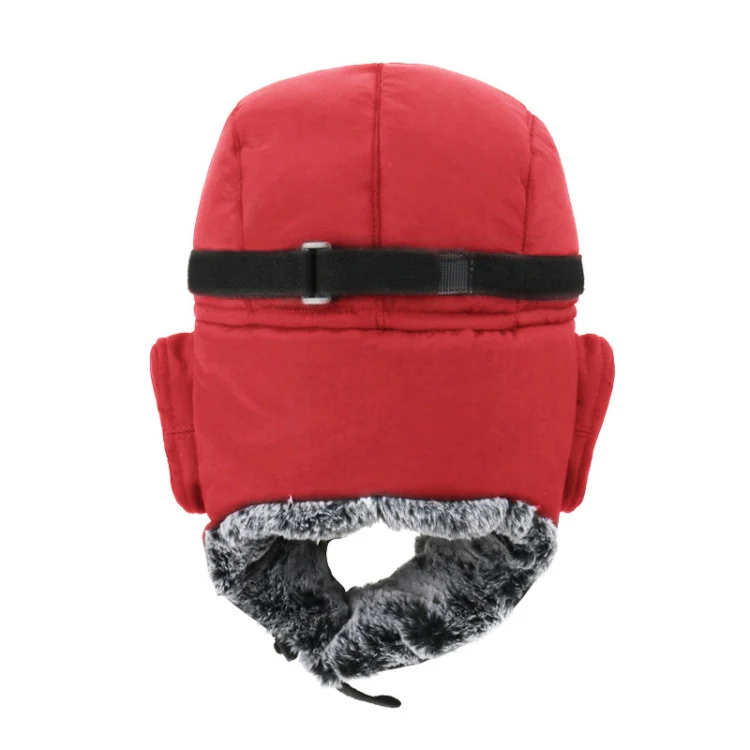 Winter Keep Warm Hat Outdoor Anti-Chilled Waterproof And Velvet Thickened Ski Hat, Size: L 58-60cm(Red Brown) - Image 3