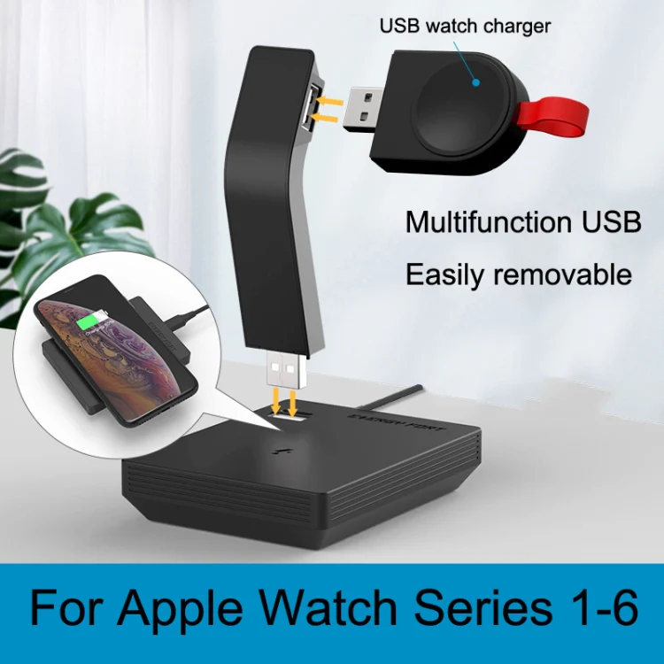 Wireless Charger For Apple Watch Series 1 / Series 2 / Series 3 / Series 4 / Series 5 / Series 6 - Image 2