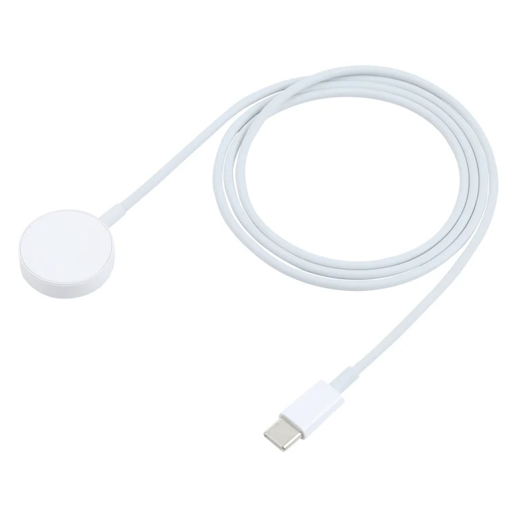 Wireless Magnetic Quick Charging to Type-C / USB-C Cable for Apple Watch (White) - Image 2