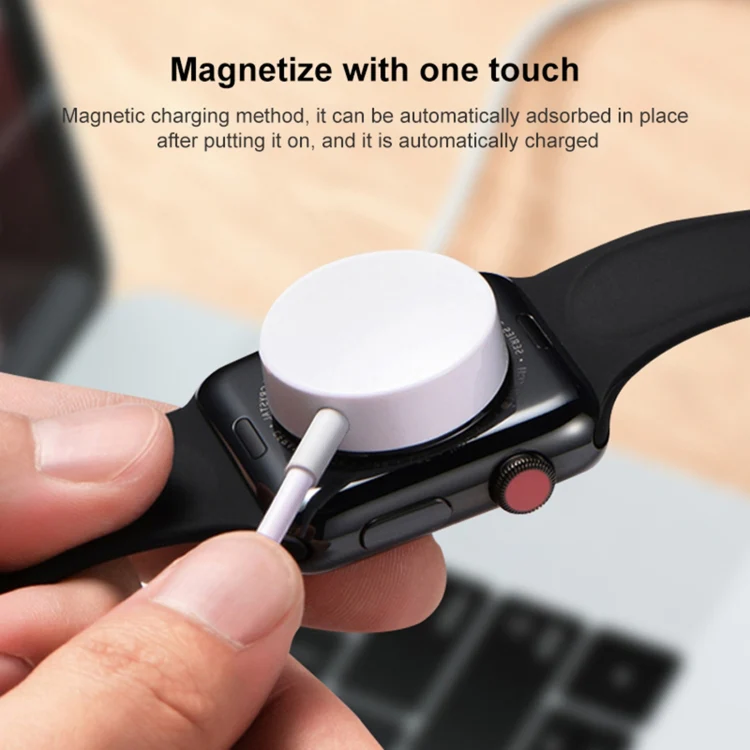 Wireless Magnetic Quick Charging to Type-C / USB-C Cable for Apple Watch (White) - Image 6
