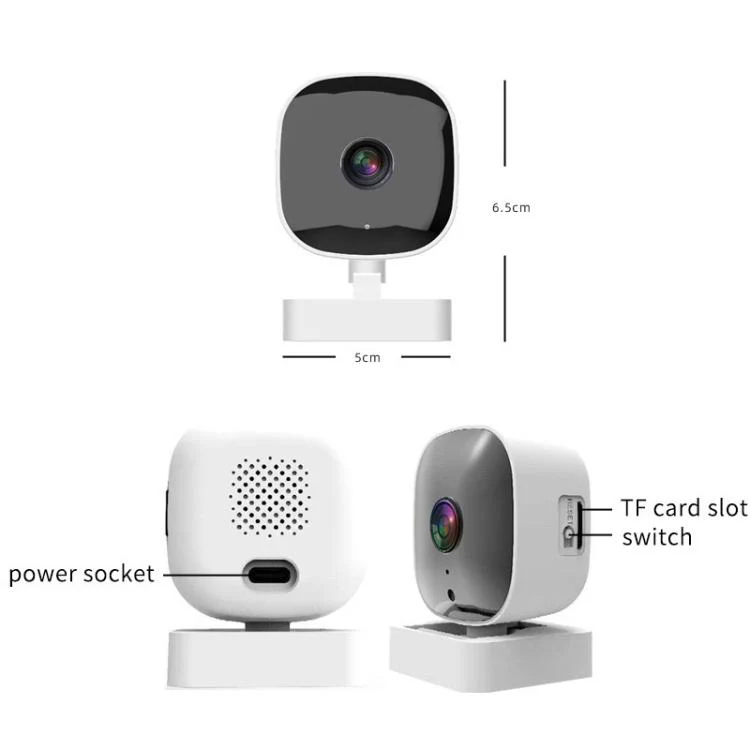 Wireless WiFi Smart High-Definition Wide-Angle Surveillance Camera, Specification:300W Pixels(White) - Image 4
