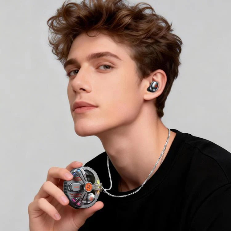 WK Beluga S6 Pioneer 2.4G Metal Gaming Bluetooth Earphone(White) - Image 5