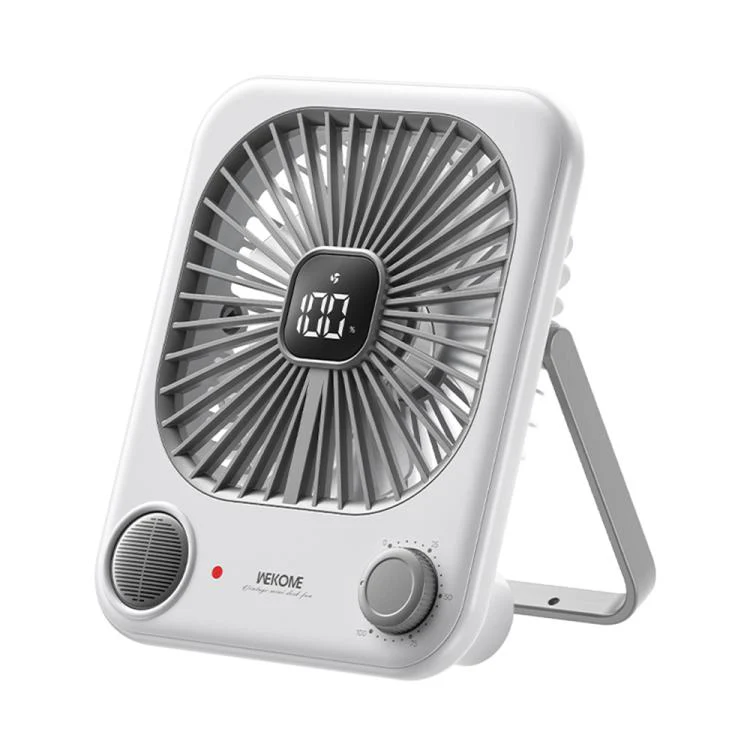 WK WT-F28 Ultra-Thin Aroma Desk Fan(White)
