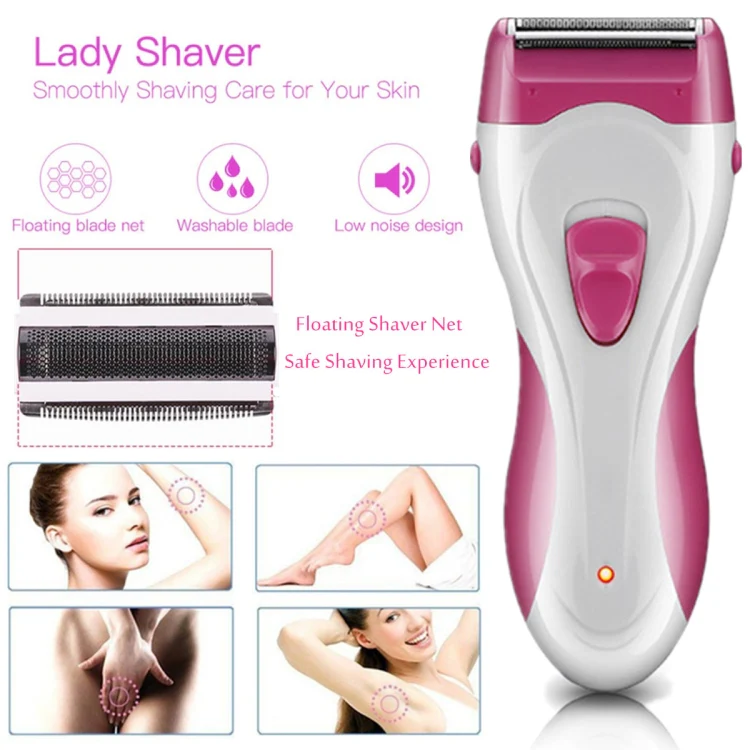 Women Body Hair Remover Trimmer Waterproof Rechargeable for Face Body - Image 3
