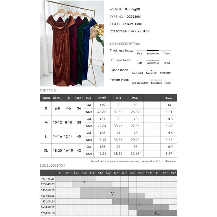 Women Elegant Slim-Fit One Shoulder Velvet Dress, Size:M(Army Green) - Image 6