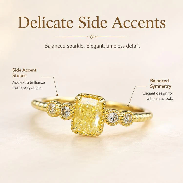 Women Geometric Square Inlaid Cubic Zirconia Ring, Size:No.6 - Image 5