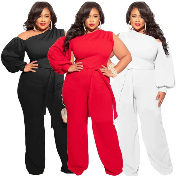 Women Plus Size Sweatpants Wide Leg Pants (Color:Red Size:XXXXL) - Image 5