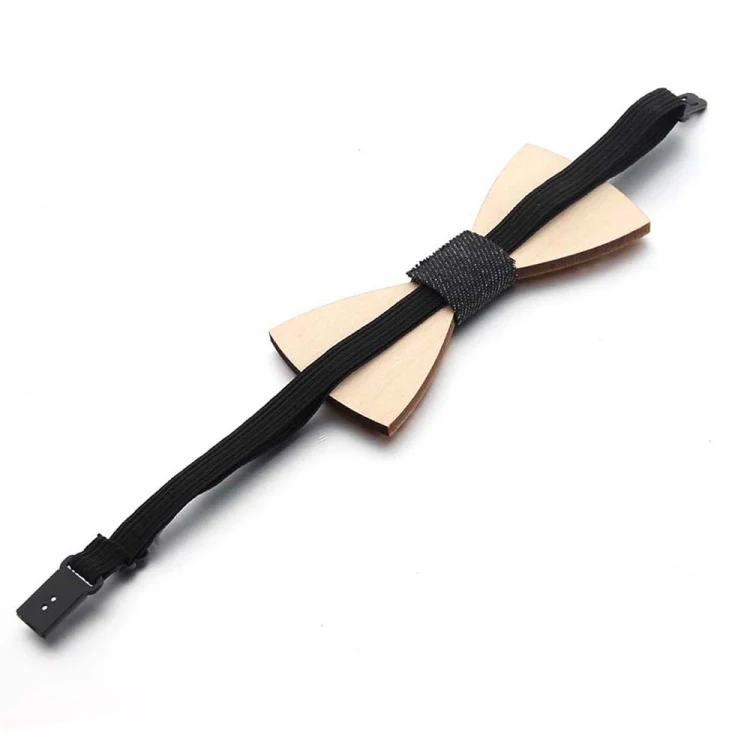 Wooden Bow Tie Men Handmade Bow Tie, Color: Backstrack - Image 4