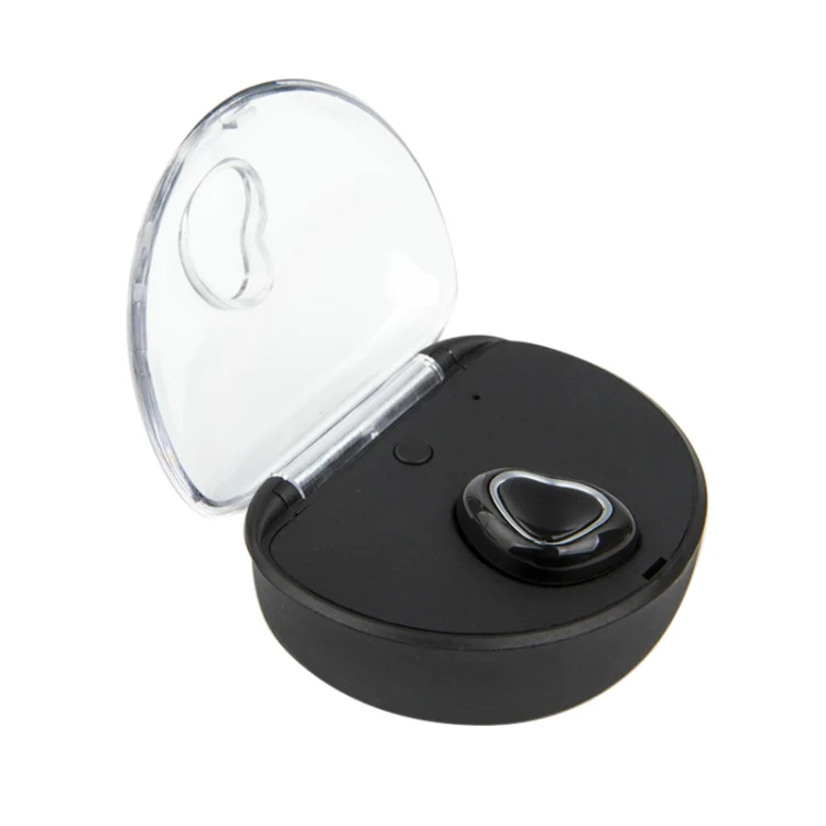 X7 Bluetooth 4.1 Mini Invisible Wireless Sports Bluetooth Earphone with Charging Box (Black) - Image 2