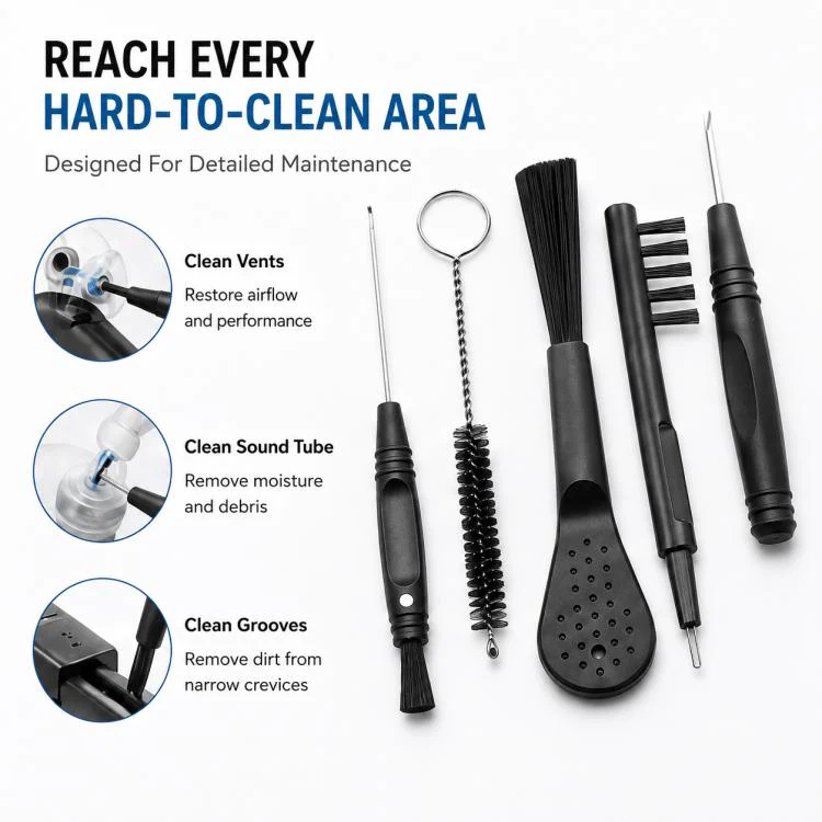 XDcase 8 in 1 Hearing Aid Cleaning Tools Kit - Image 6