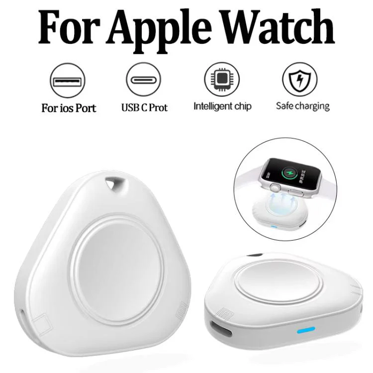xDfind 8 Pin and Type-C Portable Smart Watch Magnetic Wireless Charger for Apple Watch(White) - Image 2