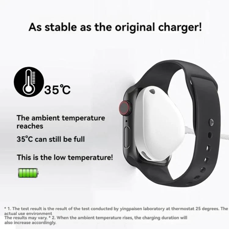 xDfind 8 Pin and Type-C Portable Smart Watch Magnetic Wireless Charger for Apple Watch(White) - Image 5