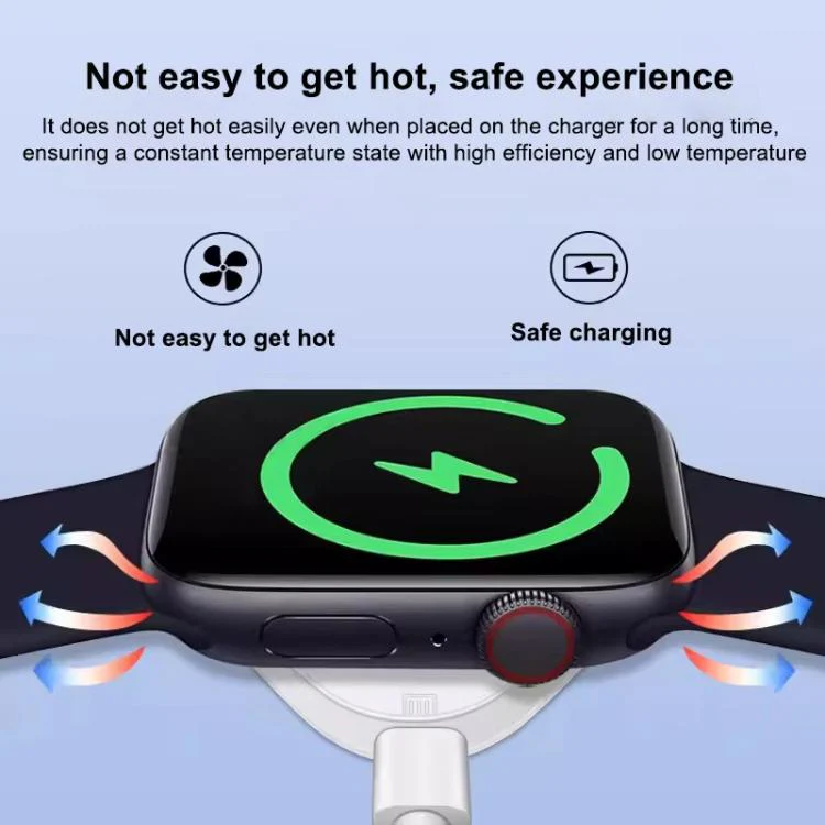 xDfind 8 Pin and Type-C Portable Smart Watch Magnetic Wireless Charger for Apple Watch(White) - Image 9