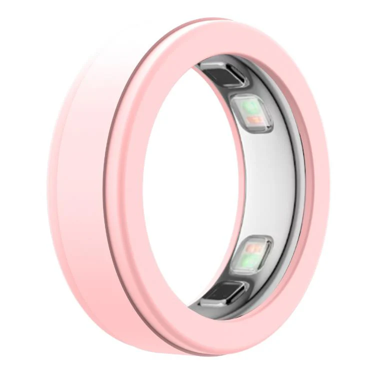 xDfind For Oura Ring5 Smart Ring Silicone Cover, Size:M(Pink)