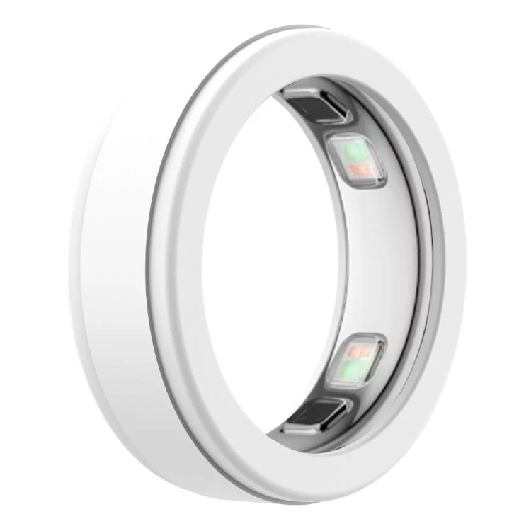 xDfind For Oura Ring5 Smart Ring Silicone Cover, Size:S(White)