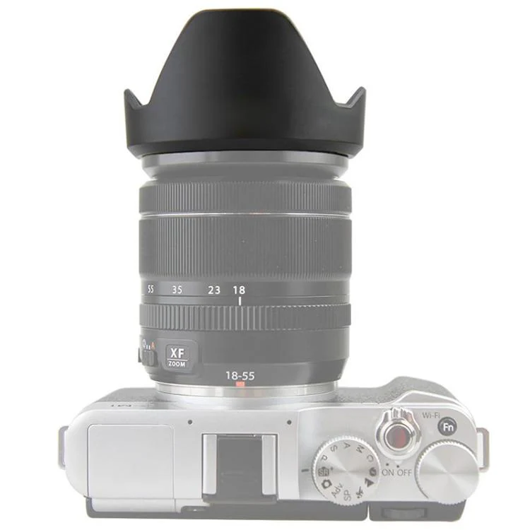 XF 18-55 Lens Hood Shade for FUJIFILM XF 18-55mm f2.8-4 R OIS / XF 14MM F2.8 lens (Black) - Image 4