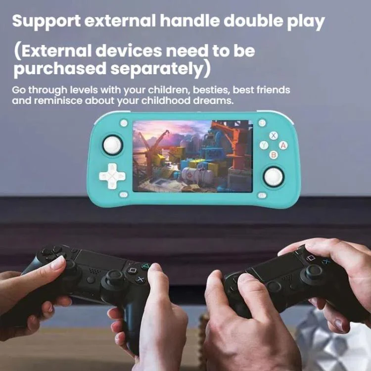 XF43 Retro Handheld Game Console Open Source 4.3 Inch Large Screen Gaming Video Players Console 128G(White) - Image 14