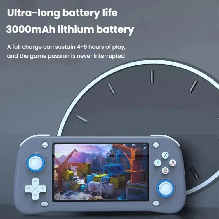 XF43 Retro Handheld Game Console Open Source 4.3 Inch Large Screen Gaming Video Players Console 64G(Black) - Image 6