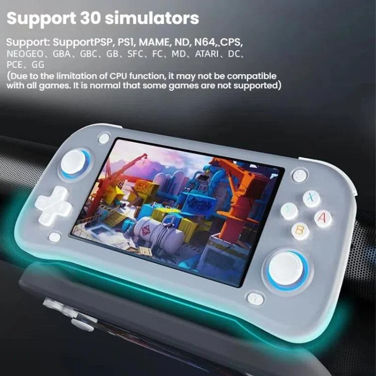 XF43 Retro Handheld Game Console Open Source 4.3 Inch Large Screen Gaming Video Players Console 64G(White) - Image 4