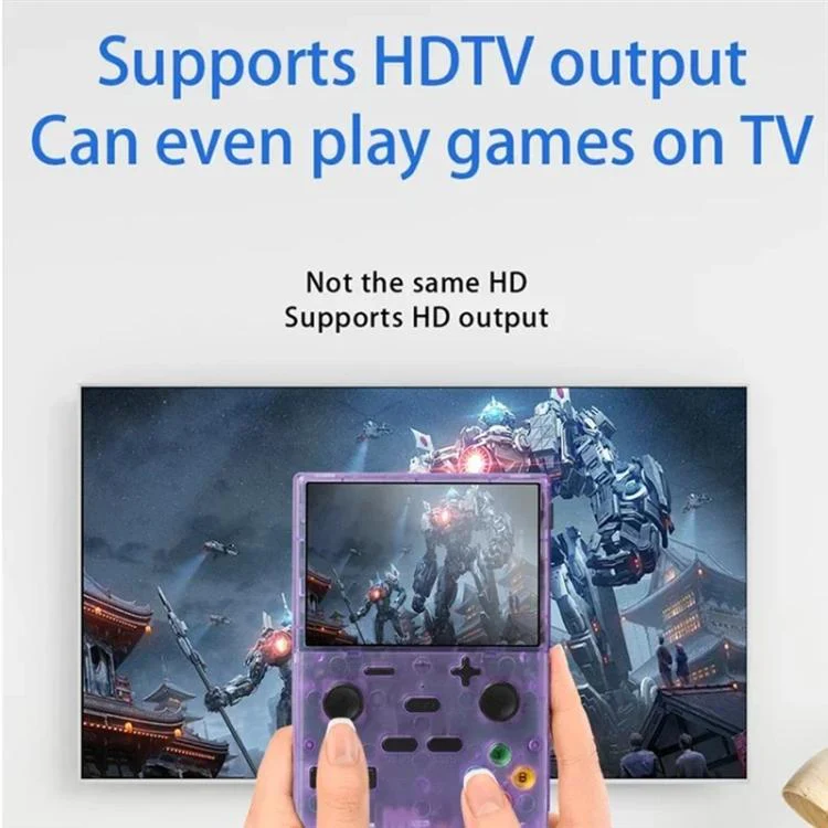 XGB35 3.5-inch IPS HD Handheld Retro Game Console Supports 10 Emulators, Memory:8G(Black) - Image 4