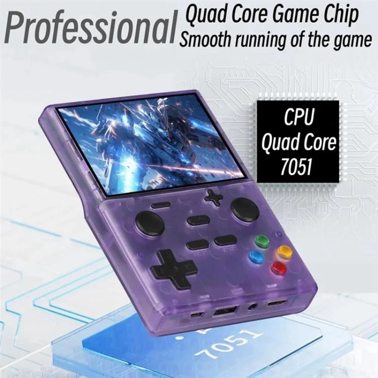 XGB35 3.5-inch IPS HD Handheld Retro Game Console Supports 10 Emulators, Memory:8G(White) - Image 2