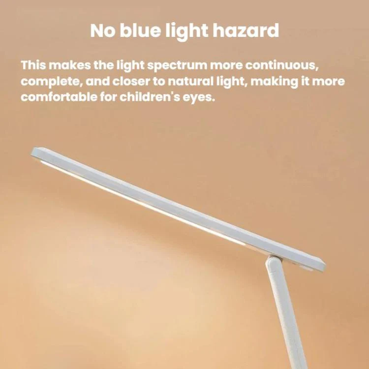 Xiajule Three-Color Temperature LED Folding Eye-Caring Desk Lamp, USB Stepless Dimmable Reading Light For Bedroom Dormitory, Spec: Rechargeable 800mAh - Image 5