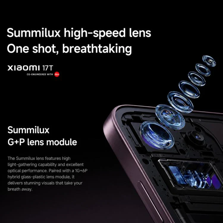 Xiaomi 17T, 12GB+256GB, Screen Fingerprint, 6.59 inch Xiaomi HyperOS 3 Dimensity 8500-Ultra Octa-Core, NFC, Network: 5G (Purple) - Image 8