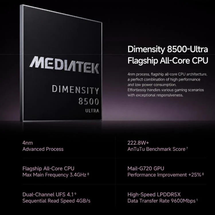 Xiaomi 17T, 12GB+512GB, Screen Fingerprint, 6.59 inch Xiaomi HyperOS 3 Dimensity 8500-Ultra Octa-Core, NFC, Network: 5G (Black) - Image 19