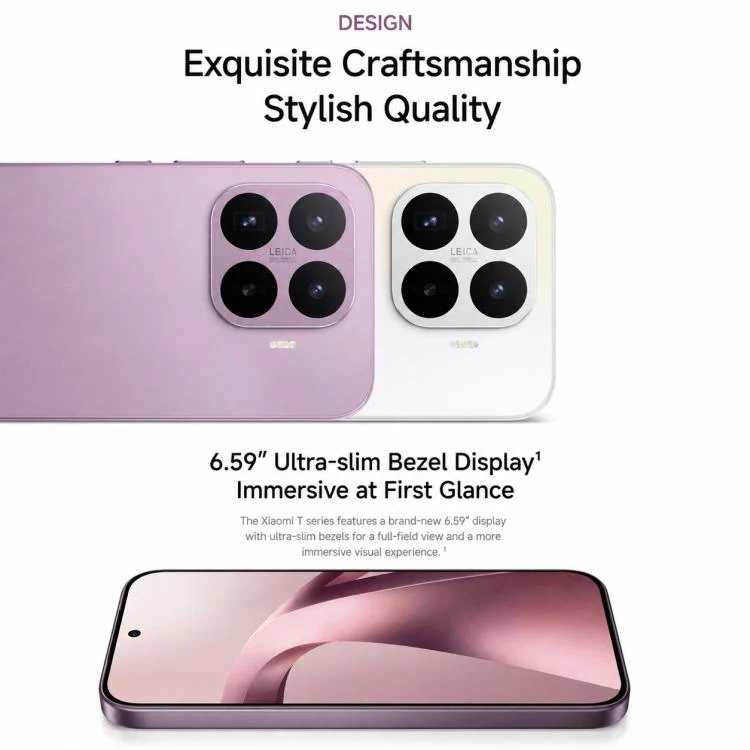 Xiaomi 17T, 12GB+512GB, Screen Fingerprint, 6.59 inch Xiaomi HyperOS 3 Dimensity 8500-Ultra Octa-Core, NFC, Network: 5G (White) - Image 4