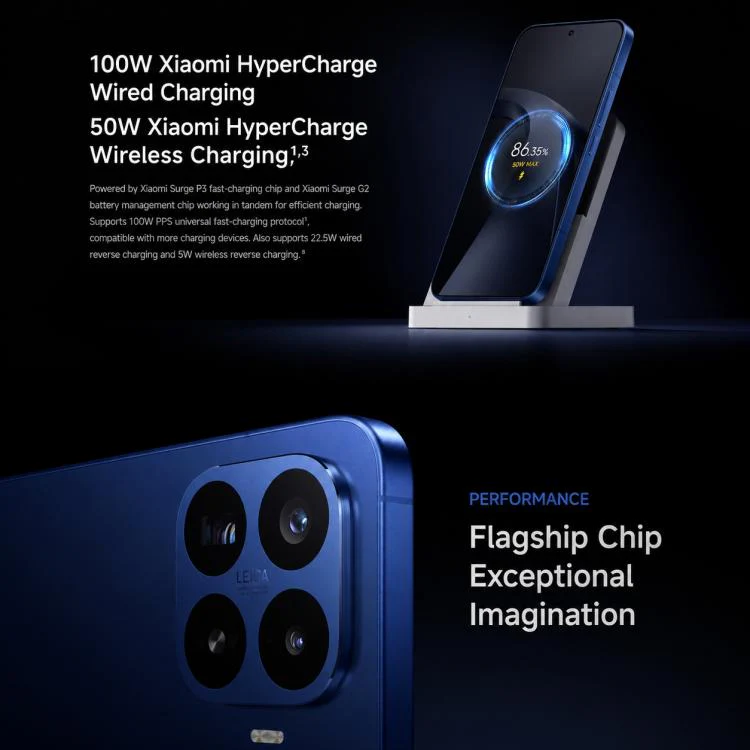 Xiaomi 17T Pro, 16GB+512GB, Screen Fingerprint, 6.83 inch Xiaomi HyperOS 3 Dimensity 9500 Octa-Core, NFC, Network: 5G (Midnight Blue) - Image 18