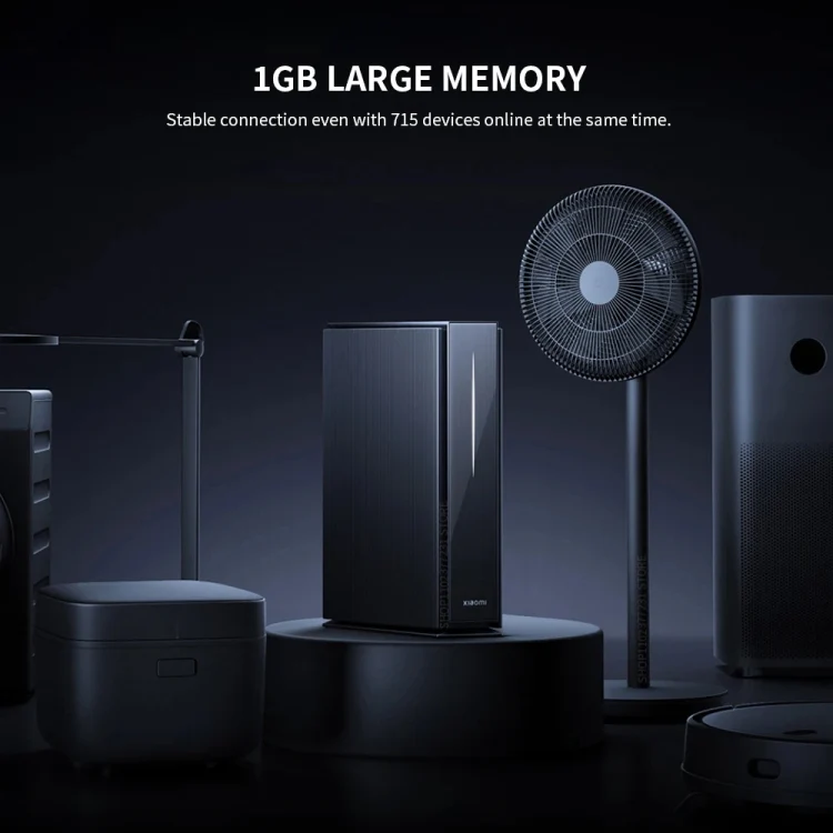 Xiaomi BE6500 Pro WiFi7 Dual Band 8-channel Independent Signal Amplifier 1GB Memory Router, US Plug(Black) - Image 7